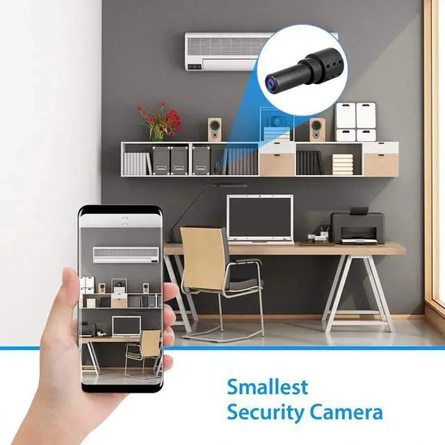 Alt view image 2 of 7 - Hidden Spy Camera Mini Wifi HD 1080P Security Camera Wireless Motion Sensor Night Vision Cam