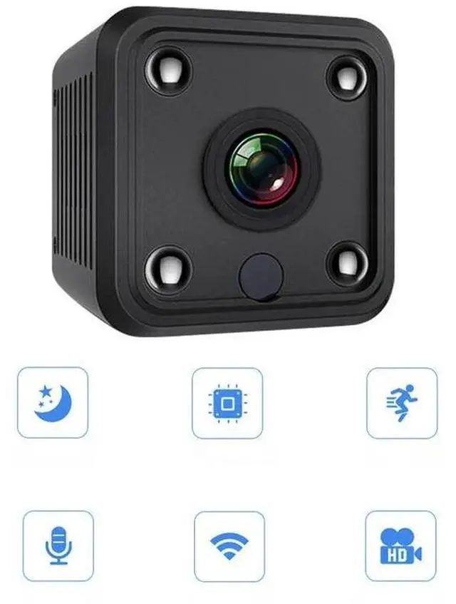 Main image of 1080P Mini Wireless WiFi Hidden Spy Camera IP Home Security Night Vision X6 Cam