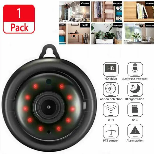 Main image of Mini Spy Camera WiFi Small Wireless Nanny Cam Home Security Surveillance Baby Monitor Indoor Video Recorder with Live Feed Phone APP Remote View Night Vision Motion Detection