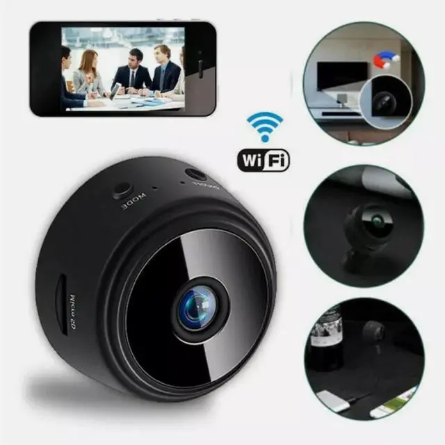 Alt view image 3 of 7 - 2PCS HD 1080P Mini Wireless Hidden Spy Camera Wifi IP Home Security Night Vision