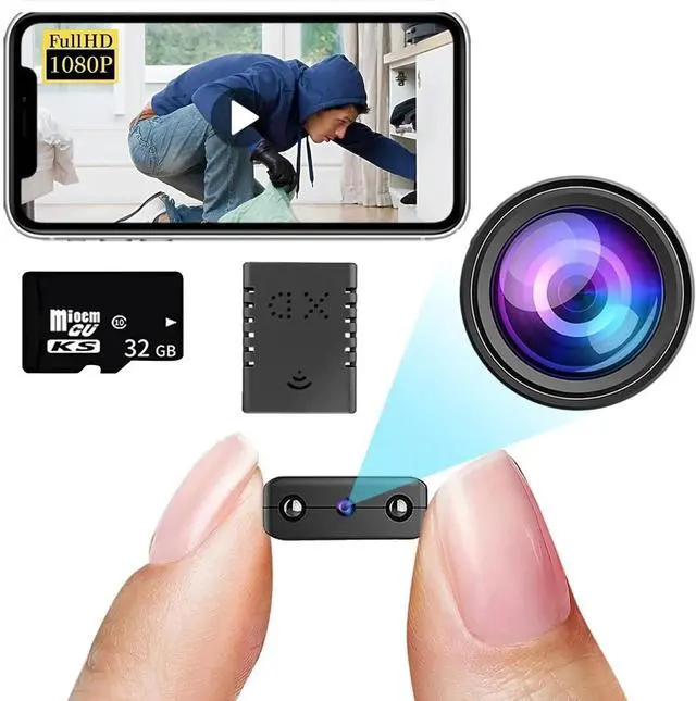 Main image of WIFI Mini Camera High Quality Portable Wireless Hidden HD Night Vision with Cloud Storage Long Battery Life Motion Detection Two Way Audio Waterproof and Dustproof Ideal for Home Security and Outdoo