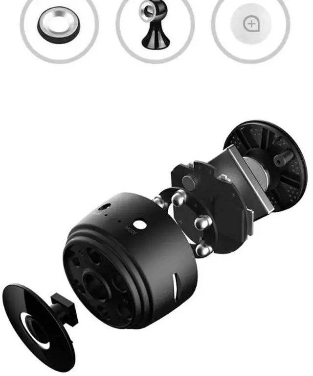 Alt view image 4 of 7 - Spy Lens Cam, Secret Scope Magnetic Mini Security Camera, Secret Scope Magnetic Mini Security Camera Outdoor, Secret Scope Magnetic Mini Camera, Hidden Camera, Keep Your Family Safe (3, Black)