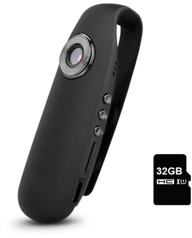 Alt view image 2 of 7 - Mini Camera 1080P HD Body Camera | Wearable Spy Cam with Motion Detection | Portable Clip Design | 90° Wide-Angle Lens | 500mAh Battery | Home Security, Hiking, Office Use