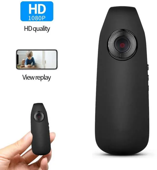 Alt view image 3 of 7 - Mini Camera 1080P HD Body Camera | Wearable Spy Cam with Motion Detection | Portable Clip Design | 90° Wide-Angle Lens | 500mAh Battery | Home Security, Hiking, Office Use