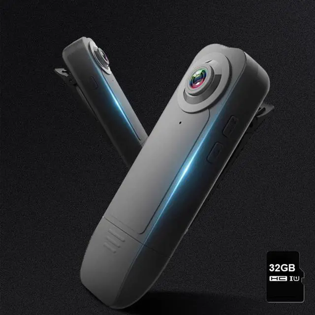 Main image of Mini Camera 1080P HD Body Camera | Wearable Spy Cam with Motion Detection | Portable Clip Design | 90° Wide-Angle Lens | 500mAh Battery | Home Security, Hiking, Office Use