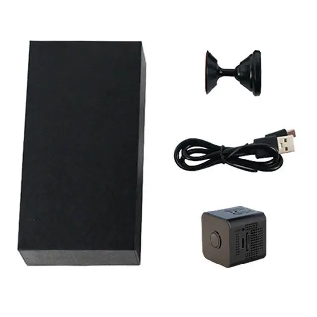 Alt view image 5 of 7 - WiFi Spy Camera Hidden Camera Night Vision 4K HD Mini Camera for Home Security Indoor Wireless Small Camera with Motion Detection IP Camera Remote Viewing Easy Setup