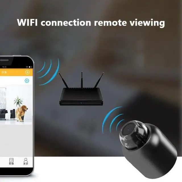 Alt view image 3 of 7 - 3PCS Mini Hidden Camera Security Cameras Full HD 1080P Nanny Cam Small Spy Camera with Night Vision PIR Motion Detection for Home Office Car Indoor or Outdoor