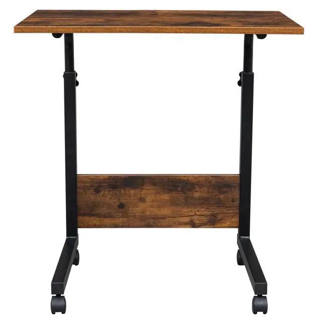 Alt view image 2 of 7 - Computer Desk Home Office Study PC Laptop Writing Table Height Adjustable