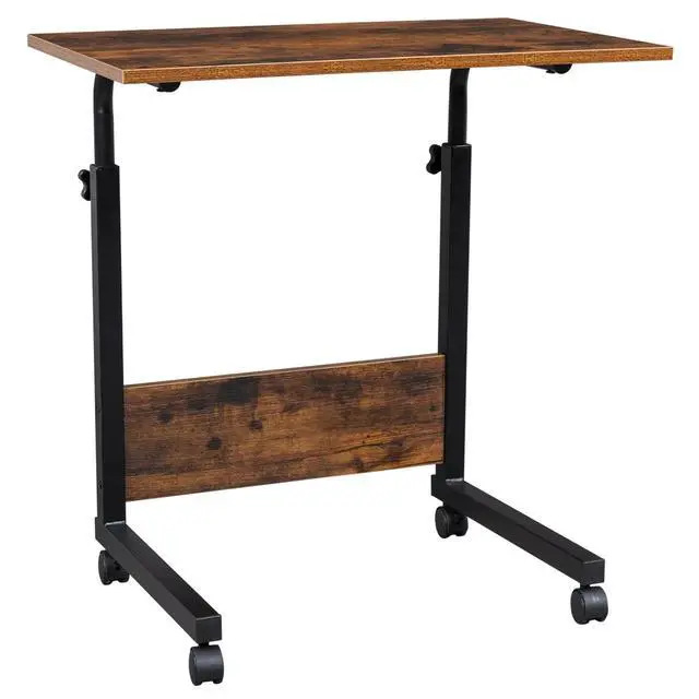 Alt view image 6 of 7 - Computer Desk Home Office Study PC Laptop Writing Table Height Adjustable