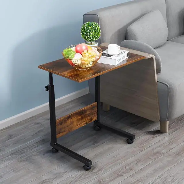 Alt view image 5 of 7 - Computer Desk Home Office Study PC Laptop Writing Table Height Adjustable