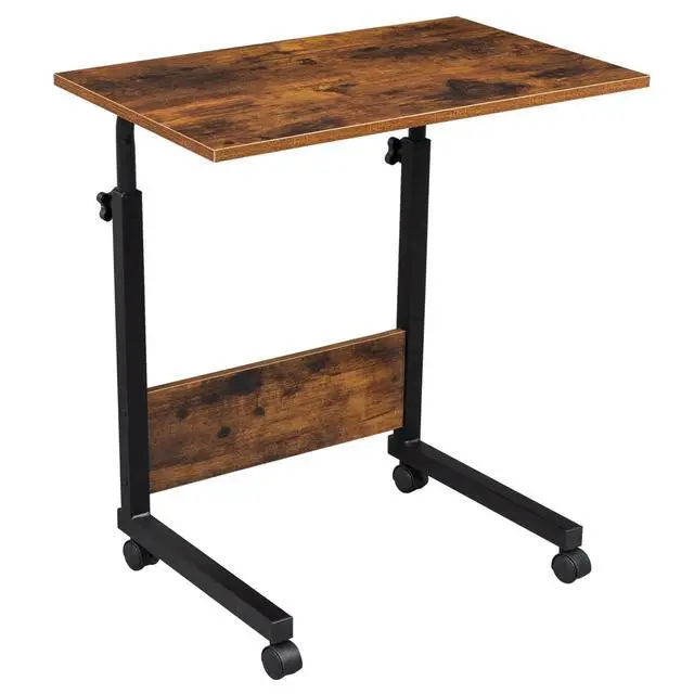Alt view image 6 of 7 - Laptop Table Adjustable Height Standing Computer Desk Portable Stand Up Work Station Cart Tray Side Table for Sofa and Bed, Retro