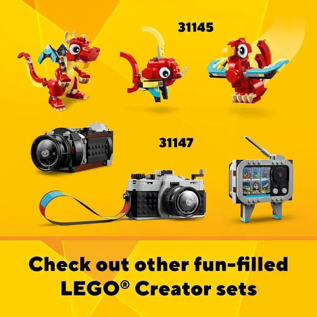 Alt view image 7 of 7 - Creator 3 in 1 Flatbed Truck with Helicopter Toy, Transforms from Flatbed Truck Toy to Propeller Plane to Hot Rod and SUV Car Toys, Gift Idea for Boys and Girls Ages 7 Years Old and Up, 31146