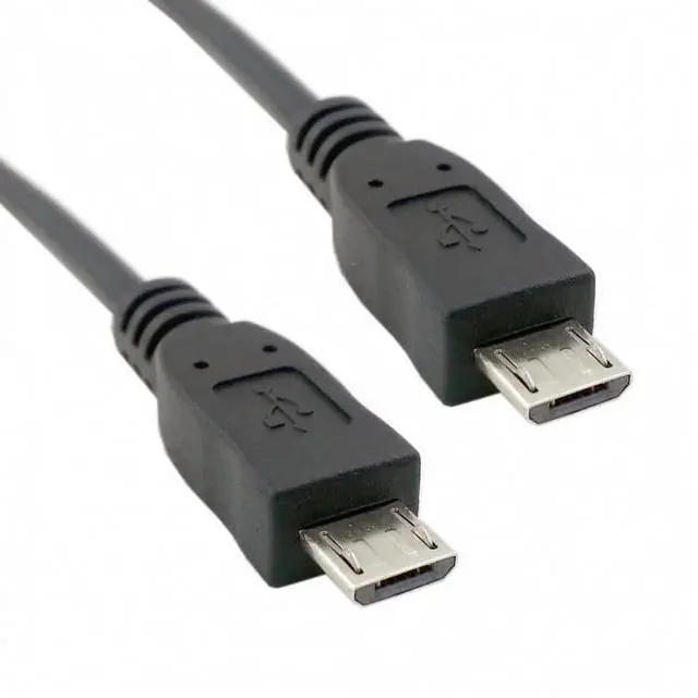 Alt view image 2 of 7 - Micro USB male to Micro USB Male data charger cable 100cm for S4 i9500 Note2 N7100 Mobile Phone Tablet