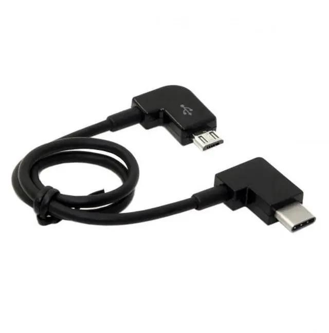 Alt view image 6 of 6 - Remote Controller Data Cable Type-C to Micro USB for DJI Mavic Pro Platinum Mavic Pro RC Accessories