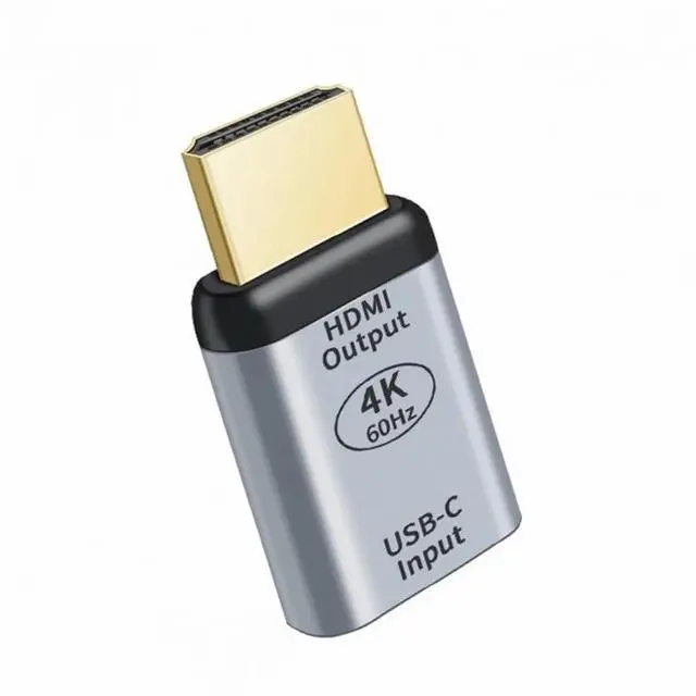 Alt view image 2 of 7 - USB-C Type C Female Source to HDMI Sink HDTV Adapter 4K 60hz 1080p for Tablet Phone Laptop