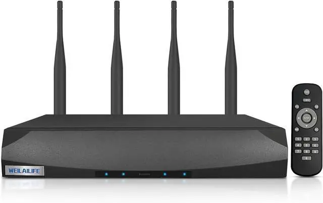 Main image of Security Wireless Network Video Recorder NVR System for Home Surveillance/Monitor Camera Systems,Built-in WiFi Recorders,Local Storage,Support 16-Channel, Max to 6TB Hard Drive (HDD Not Included)