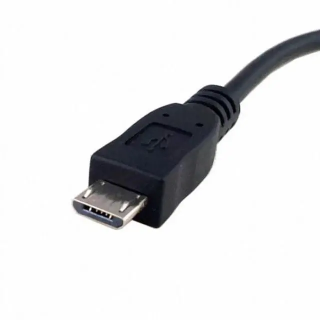 Alt view image 7 of 7 - Black Micro USB 2.0 OTG Host Flash Disk Cable with USB Power for Galaxy S3 i9300 S4 i9500 Note2 Note3 S5