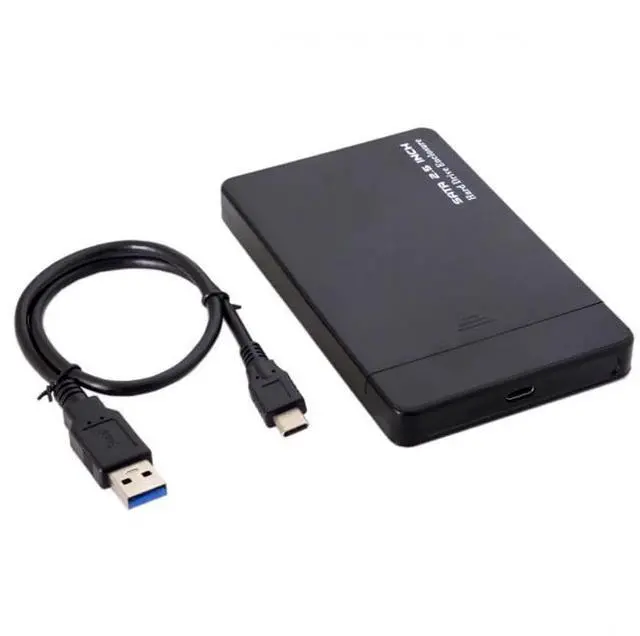 Alt view image 4 of 5 - USB-C Type-C to 2.5 Inch SATA SSD HDD External Hard Disk Enclosure for Laptop PC