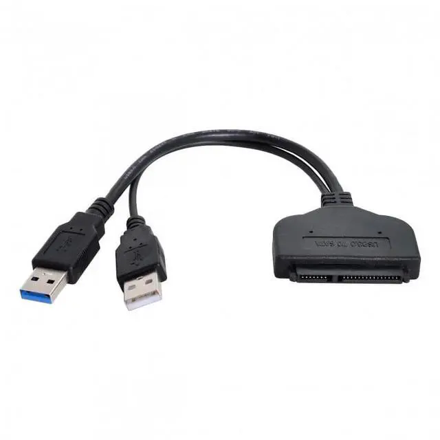 Alt view image 5 of 7 - USB 3.0 to SATA 22Pin 2.5" Hard disk driver Adapter With extral USB Power cable