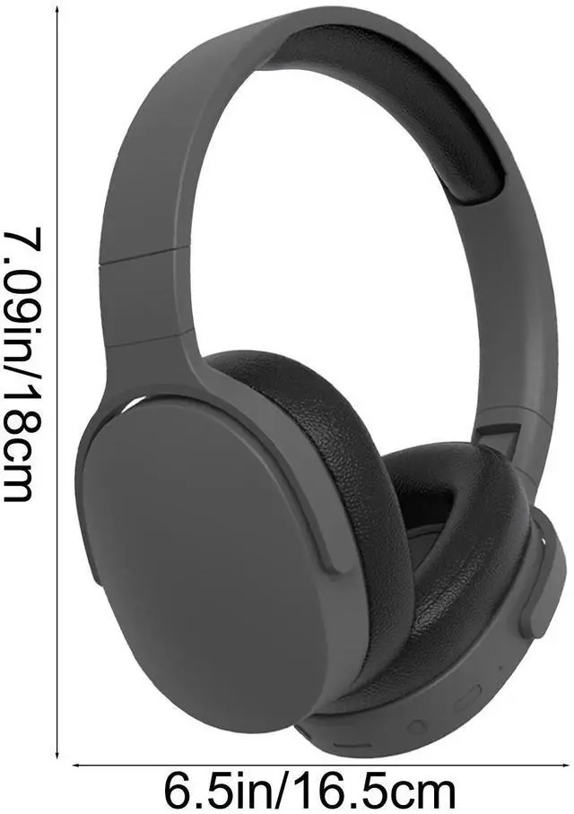 Alt view image 2 of 6 - Bluetooth Headphones, Over-ear Wireless Headphones, Hifi Stereo Sound, Foldable Design, 20-hour Battery Life, Bluetooth 5.1, for Home and Travel