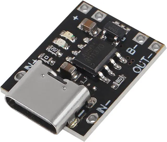 Alt view image 4 of 6 - 10PCS TP4057 1A Lithium Battery Charging Protection Board Module with Protection Type-C USB Charging Boards 3.7V 4.2V (TP4056 Upgraded)