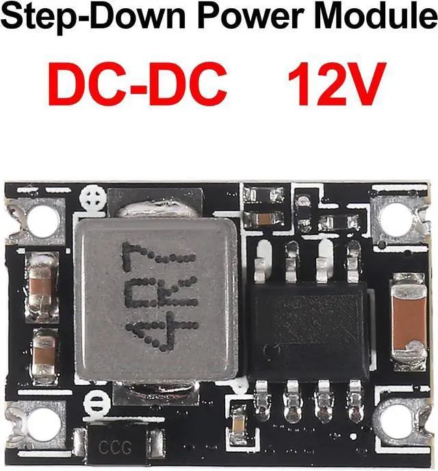Alt view image 2 of 6 - 10PCS DC-DC Power Supply Module Adjustable Voltage Regulator Module 5V-30V to 3.3V 5V 9V 12V 3A for Car Motorcycle Battery Charging (12V)