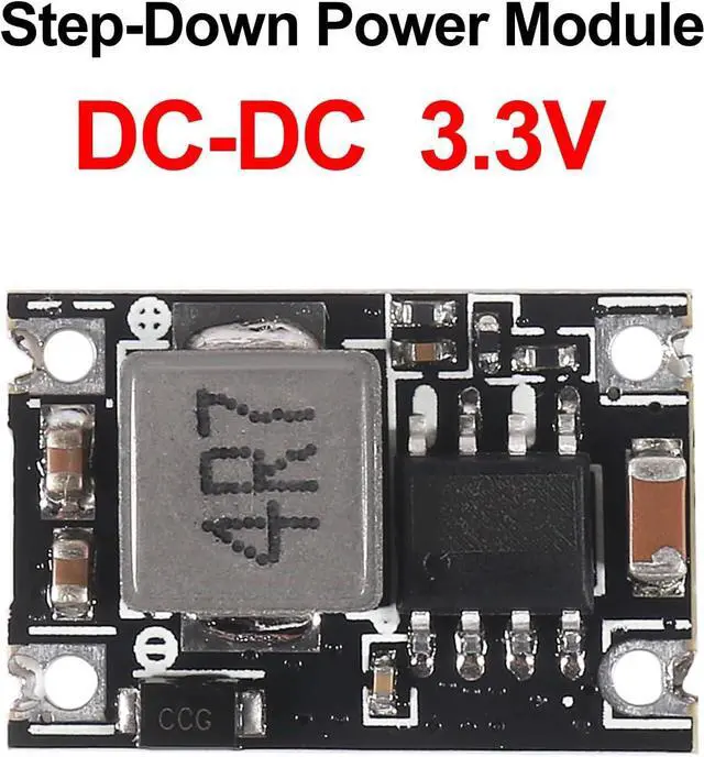 Alt view image 2 of 7 - 10PCS DC-DC Power Supply Module Adjustable Voltage Regulator Module 5V-30V to 3.3V 5V 9V 12V 3A for Car Motorcycle Battery Charging (3.3V)