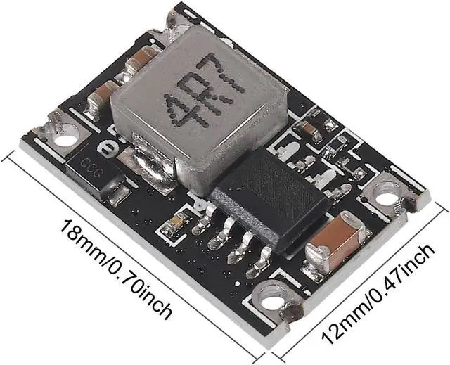 Alt view image 3 of 6 - 10PCS DC-DC Power Supply Module Adjustable Voltage Regulator Module 5V-30V to 3.3V 5V 9V 12V 3A for Car Motorcycle Battery Charging (9V)