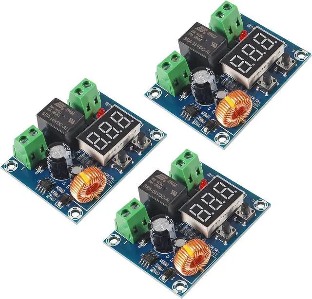 Main image of 3PCS DC 12V-36V Voltage Protection Module Digital Low Voltage Protector Disconnect Switch Over Discharge Protection Module Output 6-60V XH-M609