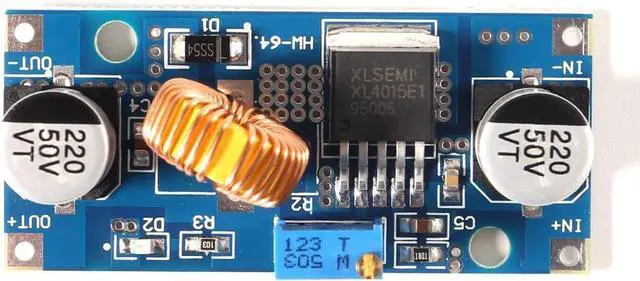 Alt view image 4 of 5 - 6pcs XL4015 DC-DC Buck Converter Step Down Module 4~38V to 1.25-36V 5A Adjustable Step-Down Module XL4015 4~38v 96%