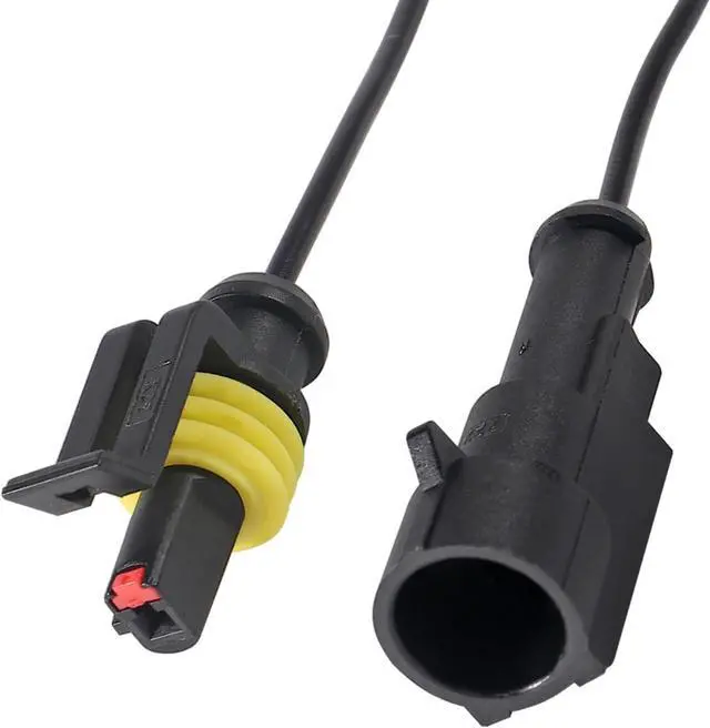 Alt view image 5 of 7 - 10 Kit 1 Pin Connector,Way Car Waterproof Electrical Connector,1 pin Plug Auto Electrical Wire Connectors with Wire 16 AWG Marine for Car, Truck, Boat, and Other Wire Connections