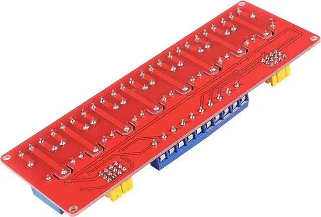 Alt view image 5 of 6 - 2PCS 5V 8 Channel Relay Module with OPTO-Isolated Support High and Low Level Trigger for Arduino