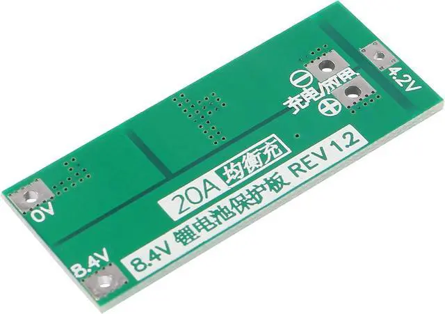 Alt view image 4 of 7 - 5 PCS 2S 20A 7.4V 8.4V 18650 Li-Ion Lithium Battery 18650 Charger PCB BMS Board with Balance