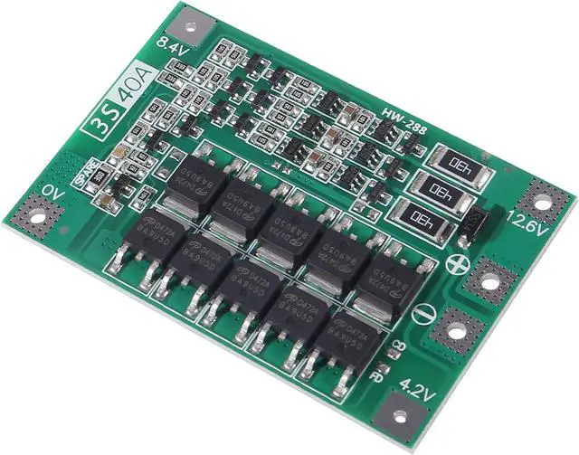 Alt view image 3 of 6 - 3 PCS 3S 11.1V 12V 12.6V 40A 18650 Charger PCB BMS Protection Board Li-ion Lithium Battery Charger Lipo Cell Module for Drill Motor with Balance