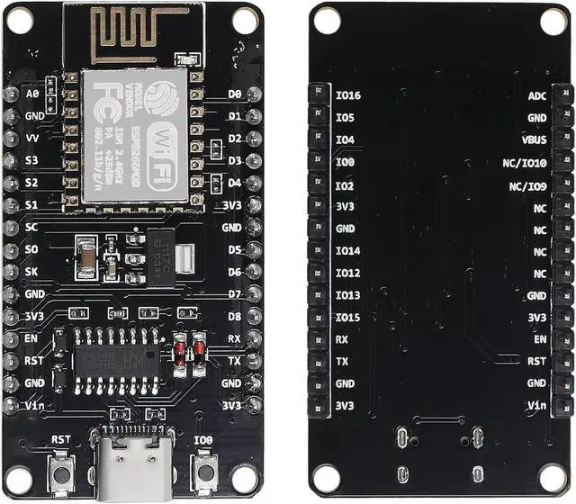 Alt view image 2 of 6 - 6PCS Type-C USB ESP8266 Serial Wireless Module CH340 ESP-12E NodeMCU LUA WiFi V3 Internet Development Board Compatible with Arduino IDE, Micropython