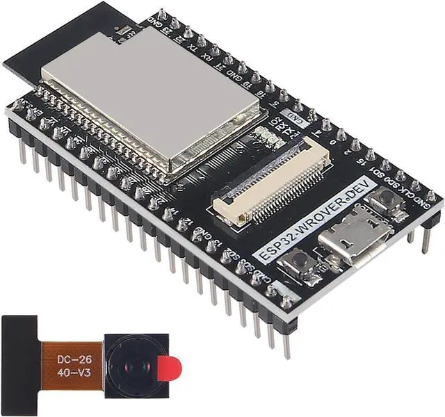 Alt view image 6 of 6 - 3 PCS ESP32 ESP32-WROVER Board with Camera WiFi & Bluetooth Development Board Compatible with Arduino IDE (programing Languages Including C and MicroPython.)