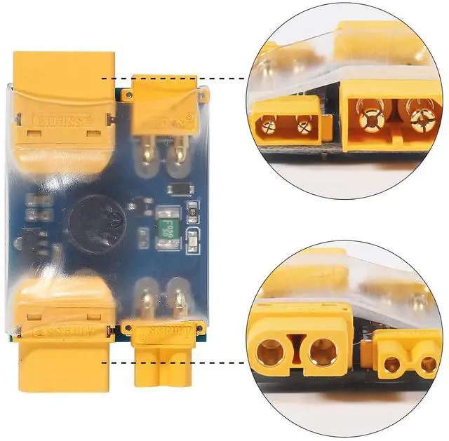 Alt view image 2 of 6 - 1PCS Smoke Stopper for FPV Drone: Short-Circuit Protection XT30/ XT60 Lipo Safety Detecting Switch with Alarm Buzzer for RC 2-6S Battery Flight Controller ESC Stack VTX