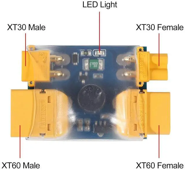 Alt view image 6 of 6 - 1PCS Smoke Stopper for FPV Drone: Short-Circuit Protection XT30/ XT60 Lipo Safety Detecting Switch with Alarm Buzzer for RC 2-6S Battery Flight Controller ESC Stack VTX