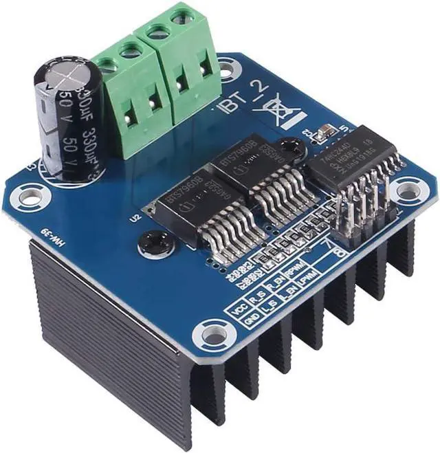 Alt view image 6 of 6 - 2 PCS BTS7960 43A High Power Motor Driver Module/Smart Car Driver Module for Arduino Current Limit (2 PACK)