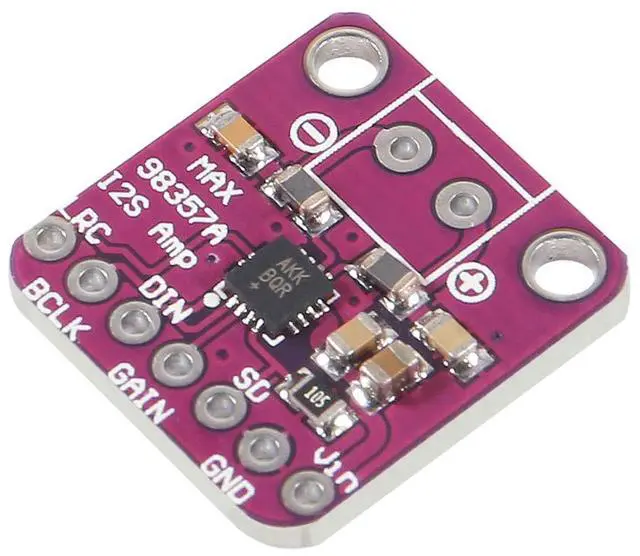 Alt view image 4 of 5 - 5PCS MAX98357 I2S Audio Amplifier Module,Audio Amplifiers Filterless Class D Amplifier,for Arduino ESP32 Raspberry Pi (No Welding)