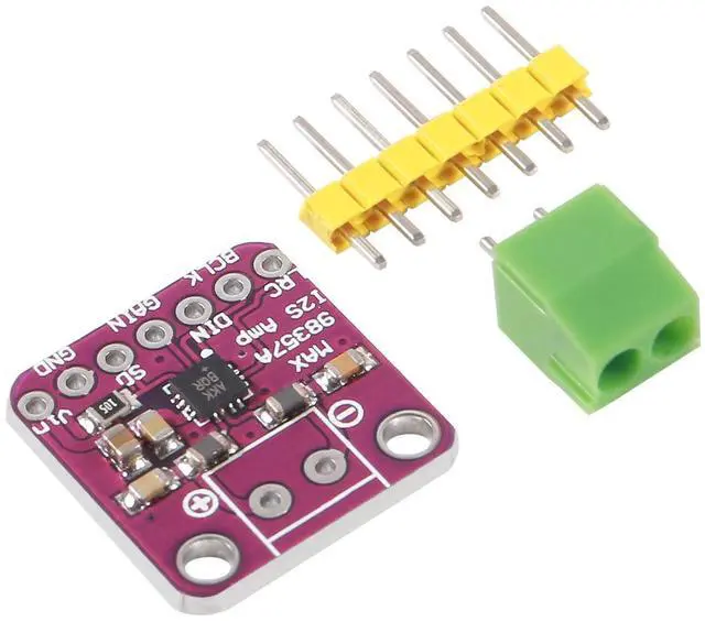 Alt view image 2 of 5 - 5PCS MAX98357 I2S Audio Amplifier Module,Audio Amplifiers Filterless Class D Amplifier,for Arduino ESP32 Raspberry Pi (No Welding)