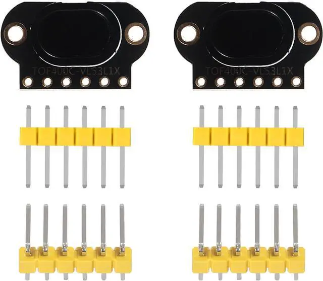 Main image of 2PCS TOF400C VL53L1X Time-of-Flight (ToF) Laser Ranging Sensor Breakout 940nm ToF Distance Finder Mini Laser Distance Sensor IIC Output for Ardunio STM32