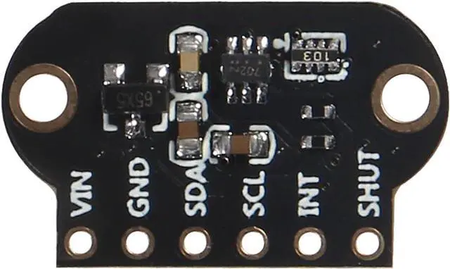 Alt view image 5 of 6 - 2PCS TOF400C VL53L1X Time-of-Flight (ToF) Laser Ranging Sensor Breakout 940nm ToF Distance Finder Mini Laser Distance Sensor IIC Output for Ardunio STM32