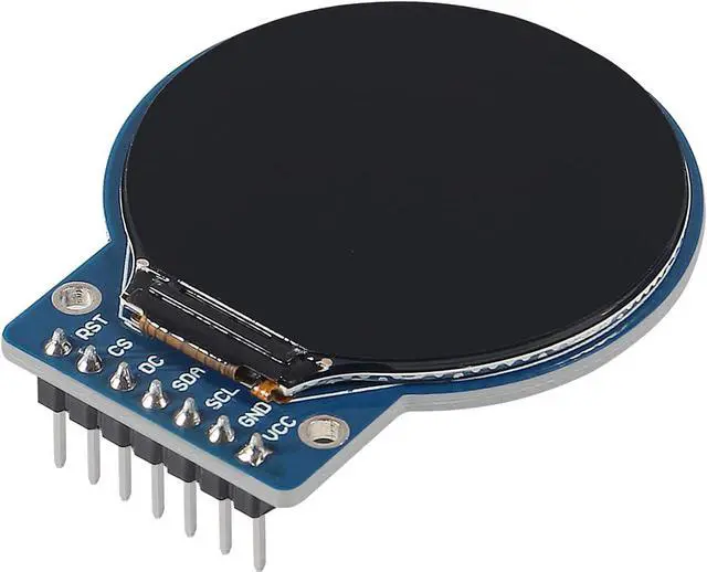 Alt view image 5 of 7 - 2PCS 1.28 Inch 1.28'' TFT LCD Display Module Round RGB 240 * 240 GC9A01 Driver 4 Wire SPI Interface 240x240 PCB for Arduino/Raspberry Pi/Nano/STM32