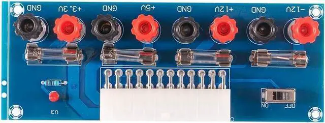 Alt view image 3 of 5 - 1PCS XH-M229 XH-M229 Desktop Computer Chassis Power Supply ATX Transfer Board Power Take Off Board Power Output Terminal Module 24Pin