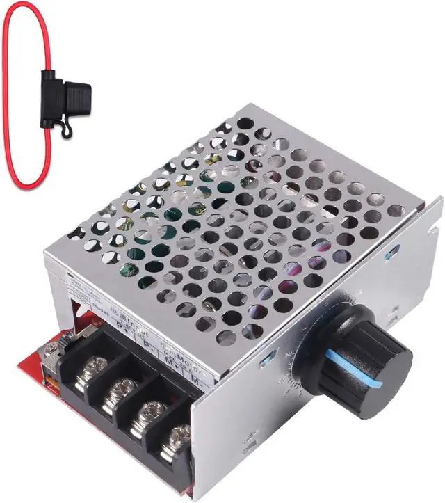 Alt view image 6 of 7 - 1 PCS 7-70V 30A PWM DC Motor Speed Controller Switch Control 12V 24V 36V 48V with 30 Amp Fuse