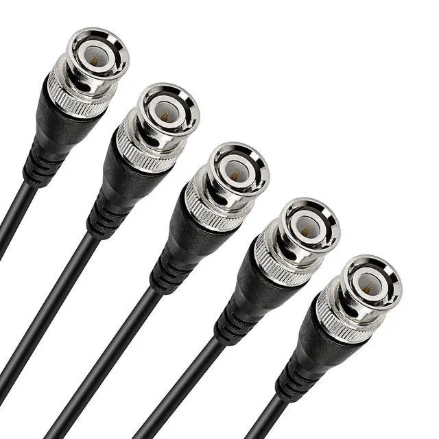 Alt view image 7 of 7 - BNC Pigtail Cable Bare Wire, BNC Male Coaxial Connector Extension Plug with Open End Wire for CCTV Camera Terminal Adpater (5pcs BNC Male)