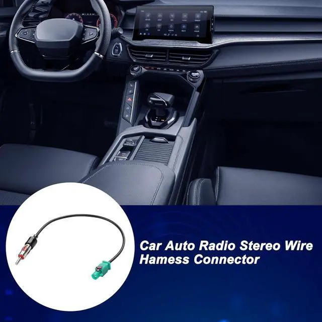 Alt view image 4 of 7 - Car Universal Vehicle Radio Antenna Adapter,Fakra Z Male to DIN ISO Male Plug Antenna Connector Cable for Car Audio HD Radio Head Unit CD Media Receiver-30CM (2 PCS)