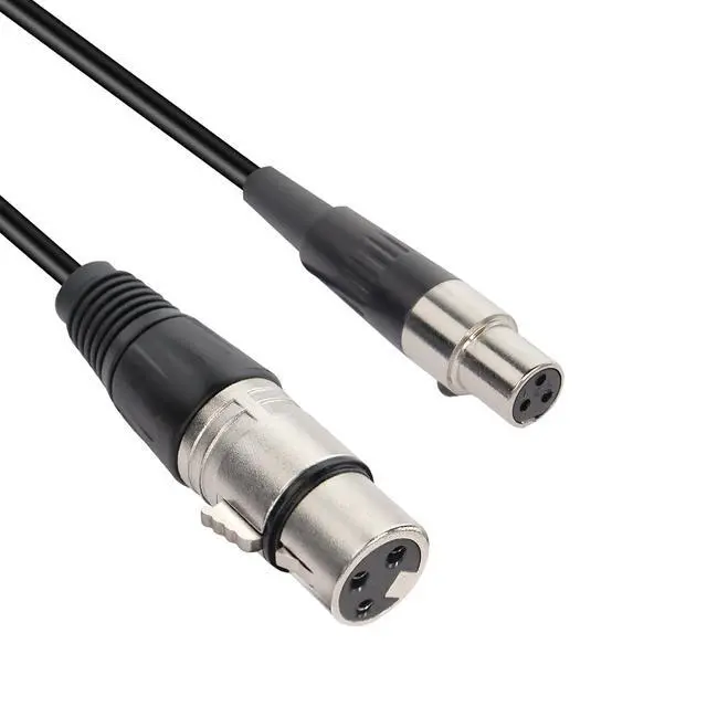 Alt view image 5 of 7 - Mini XLR Microphone Cable, 3pin to 3pin for BMPCC 4K Camera, Video Assist 4K & 8K (1FT/0.3M)