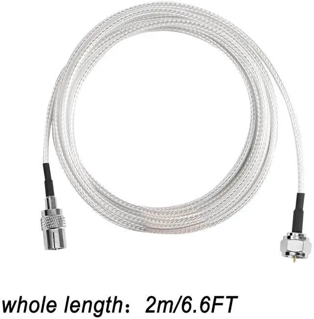 Alt view image 7 of 7 - 75 Ohm F Type Male to TV Type Pal Female Coaxial Cable RG316 TV Satellite Antenna RF Coax Adapter Cable Cord for HDTV, CATV, Modem, Satellite Receivers (6.6FT)